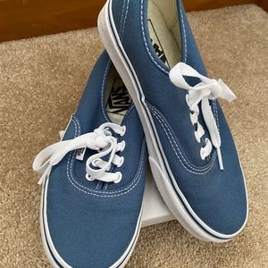 Navy Authentic Vans NWOB/ NWOT